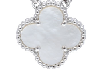 LIPS ヴァンクリーフ&アーペル ヴィンテージアルハンブラネックレス style=